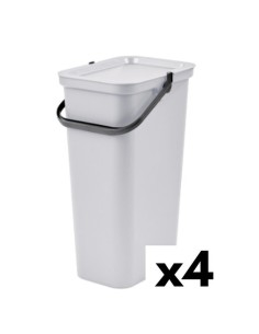 Recycling Papierkorb Sortibox Schwarz (3 x 25 l) | Tienda24 Tienda24.eu