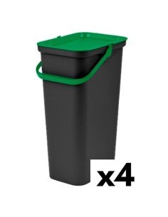 Lixeira para porta de armário Wenko Fago 55028100 5 L Preto Dobrável | Tienda24 Tienda24.eu