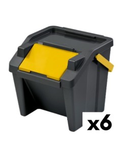 Rubbish bin Dem Office 27 x 27 x 25 cm (12 Units) (ø 27 x 25,5 cm) | Tienda24 Tienda24.eu