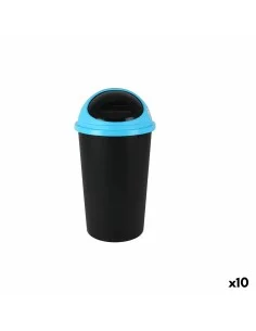 Pedal bin Dark grey Plastic 11 L (6 Units) | Tienda24 Tienda24.eu