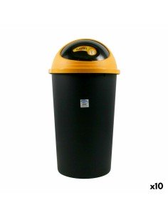 Secchio per la Spazzatura Tontarelli Big hoop Giallo Nero 50 L (10 Unità) da Tontarelli, Spazzatura e riciclaggio - Ref: S222...