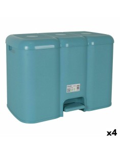 Poubelle recyclage Denox 65 L Jaune (2 Unités) | Tienda24 Tienda24.eu