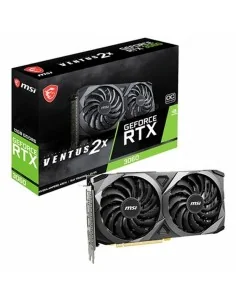 Tarjeta Gráfica MSI GEFORCE RTX 4060 VENTUS 2X WHITE 8G OC | Tienda24 Tienda24.eu