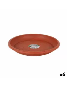 Flower Pot Dish Dem Squares Brown 32 cm (6 Units) by Dem, Accessories - Ref: S2228455, Price: €5.84, Discount: %