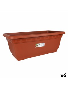 Vaso rettangolare da Balcone Dem Squares 80 x 40 x 30 cm (6 Unità) da Dem, Vasi tradizionali - Ref: S2228462, Precio: 53,78 €...