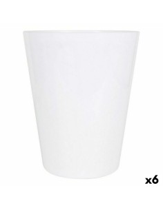 Vaso Ecolux 39 x 39 x 65 cm Vermelho Escuro Plástico Quadrado Moderno | Tienda24 Tienda24.eu