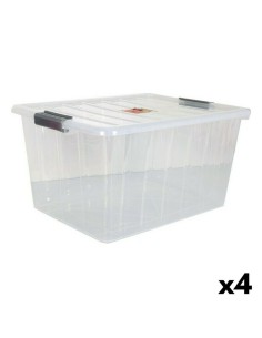 Caja Multiusos Gris Aluminio 15 x 15 x 9 cm | Tienda24 Tienda24.eu