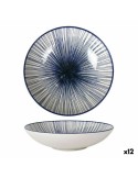 Assiette creuse La Mediterránea Iris Brille (12 Unités) | Tienda24 Tienda24.eu