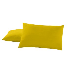 Pillowcase Alexandra House Living Mustard 50 x 80 cm (2 Units) by Alexandra House Living, Sheets and pillowcases - Ref: D1600...