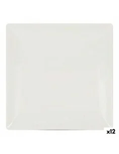 Plate Quid Gastro Fun Small White Ceramic 15,5 x 10 cm (12 Units) (Pack 12x) | Tienda24 Tienda24.eu