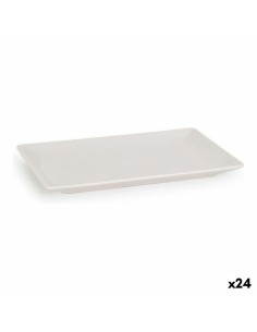 Assiette plate Bidasoa Fosil Noir Céramique 21,3 x 21,2 x 2,2 cm (8 Unités) | Tienda24 Tienda24.eu