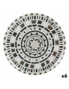 Prato de Jantar La Mediterránea Barroc Porcelana (6 Unidades) (Ø 26 cm) | Tienda24 Tienda24.eu