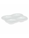 bandeja de aperitivos Inde Porcelana 15 x 12 x 2 cm (12 Unidades) | Tienda24 Tienda24.eu