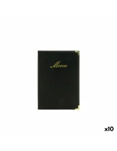 Suportes para menus Securit Basic 31,5 x 24 cm Preto | Tienda24 Tienda24.eu