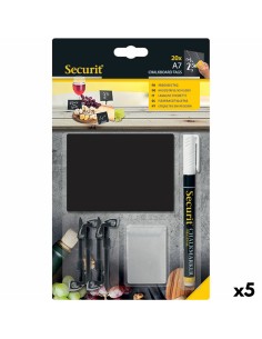 Board Securit With support Set 7,4 × 10,5 cm 20 Units Black by Securit, Signs - Ref: S2229024, Price: 59,63 €, Discount: %