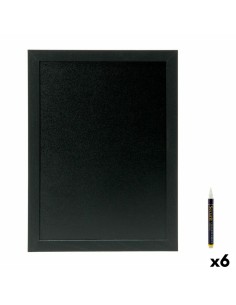 Ardósia Securit Com suporte Preto 17,5 x 15,5 x 5 cm | Tienda24 Tienda24.eu