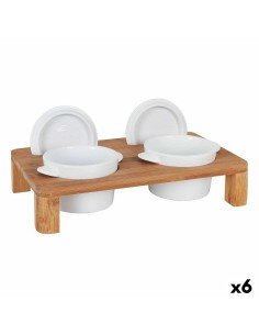 Supporto Inde Pentola x 2 Bambù Porcellana 29 x 18 x 6 cm (6 Unità) da Inde, Piatti e teglie - Ref: S2229183, Precio: 53,78 €...