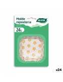 Moldes para Magdalenas Algon Flor Amarilla Desechables (24 Unidades) | Tienda24 Tienda24.eu