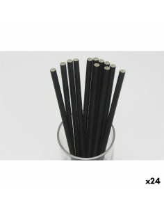 Straws Algon Cardboard Multicolour 50 Pieces 24 Units | Tienda24 Tienda24.eu