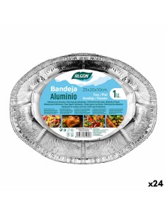 Set of Kitchen Dishes Disposable Crème Caramel Aluminium 25 x 7,7 x 25 cm (12 Units) | Tienda24 Tienda24.eu