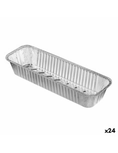 Set of trays Aluminium 31,5 x 20,5 x 5,8 cm 4 Pieces (12 Units) | Tienda24 Tienda24.eu