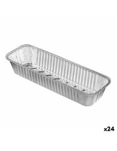 Set de Fuentes de Cocina Desechable Pizza Aluminio 32 x 3 x 32 cm (24 Unidades) | Tienda24 Tienda24.eu