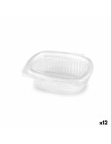 Recipiente para Conservar Alimentos Algon Reutilizável 250 ml Transparente Oval 14 x 11 x 4,5 cm (12 Unidades) | Tienda24 Tienda24.eu