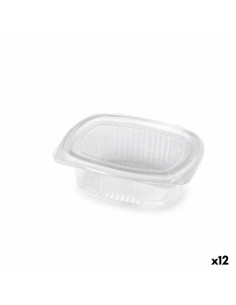 Set de Fuentes de Cocina Desechable Cuadrado Aluminio 20,5 x 6,5 x 20,5 cm (12 Unidades) | Tienda24 Tienda24.eu