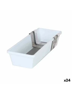 Contenitori per Cassetti Confortime Base antiscivolo Bianco 24,5 x 9,5 x 5 cm (24 Unità) da Confortime, Contenitori senza cop...