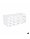 Organiseur de Tiroirs Confortime Blanc 27,5 x 13,5 x 12,2 cm (12 Unités) | Tienda24 Tienda24.eu