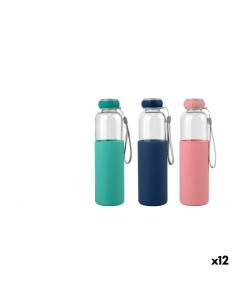 Botella Versa VS-22080008 Gris Acero Poliestireno Casual 1,5 L 9 x 29 x 9 cm (1500 ml) | Tienda24 Tienda24.eu