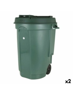 Cubo para la Basura Tontarelli Big hoop Negro Verde 50 L 39 x 39 x 72 cm (10 Unidades) | Tienda24 Tienda24.eu