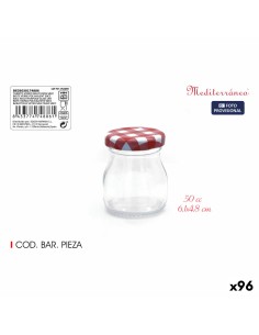 Tin Mediterraneo Glass 50 ml (96 Units) by Mediterraneo, Food storage - Ref: S2229790, Price: 26,75 €, Discount: %