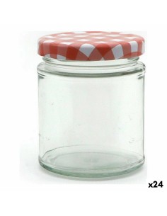 Bocal Transparent Métal verre Silicone 180 ml 11,5 x 8,5 x 8,5 cm (6 Unités) | Tienda24 Tienda24.eu