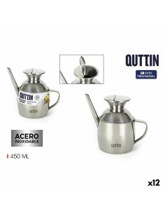 Aceitera La Mediterránea Acero Inoxidable Vidrio de Borosilicato 600 ml (12 Unidades) | Tienda24 Tienda24.eu