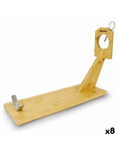 Jamonero Quttin Metal Bambú (48,5 x 16,5 x 2,3 cm) | Tienda24 Tienda24.eu