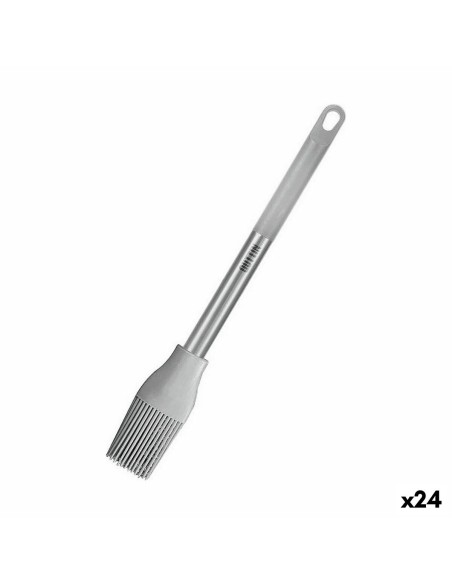 Pennello in Silicone Quttin Grigio Silicone Acciaio 28 x 4 cm (24 Unità) da Quttin, Utensili da decorazione - Ref: S2230169, ...