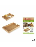 Plateau Quttin 62326 Bambou 40 x 27 x 4,6 cm (6 Unités) | Tienda24 Tienda24.eu