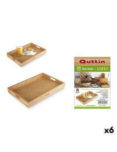 Vassoio Quttin 62326 Bambù 40 x 27 x 4,6 cm (6 Unità) da Quttin, Piatti e teglie - Ref: S2230180, Precio: 41,84 €, Descuento: %