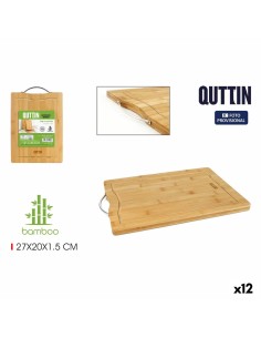 Tagliere Quttin Bambù 27 x 20 x 1,5 cm (12 Unità) da Quttin, Taglieri - Ref: S2230202, Precio: 31,75 €, Descuento: %