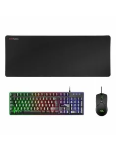 Tastatur mit Maus Esperanza EGK3000 Schwarz | Tienda24 Tienda24.eu