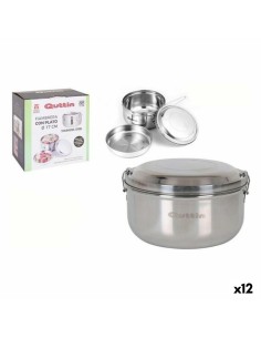 Fiambrera Redonda con Tapa Arcoroc So Urban Bicolor Vidrio 1,35 L (12 Unidades) | Tienda24 Tienda24.eu