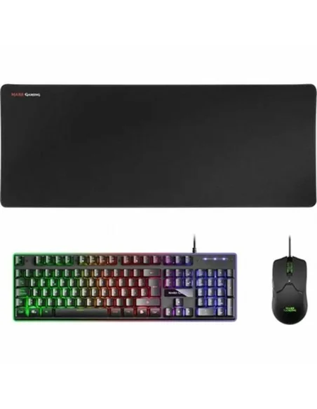 Keyboard with Gaming Mouse Mars Gaming MCPX | Tienda24 Tienda24.eu