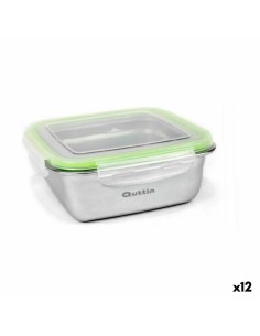 Set of lunch boxes Quid Frost (3 pcs) Transparent Glass 3 Pieces | Tienda24 Tienda24.eu