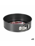 Moule amovible Quttin Noir Acier de carbone 24 x 7 cm (12 Unités) | Tienda24 Tienda24.eu