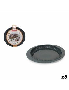 Kuchenspringform Quttin Schwarz Kohlenstoffstahl 31,5 x 21,5 x 3,5 cm (6 Stück) | Tienda24 Tienda24.eu