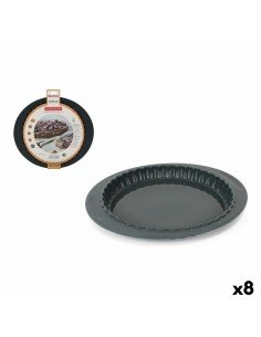 Molde Desmontable Pyrex Asimetria Redondo Negro Metal Ø 14 cm (6 Unidades) | Tienda24 Tienda24.eu