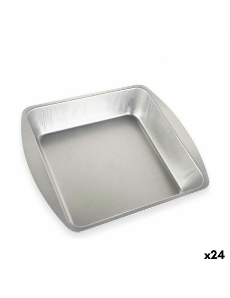 Molde para Horno Quttin Acero al carbono 24 x 20,5 x 4 cm (24 Unidades) | Tienda24 Tienda24.eu