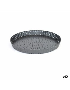 Kuchenplatte mit Deckel Schwarz Rot Eisen 27 x 7 x 27 cm (12 Stück) | Tienda24 Tienda24.eu