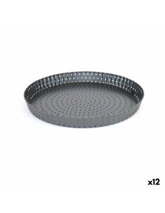 Moule pour four Quttin Donuts Acier au carbone Noir 26,5 x 18 x 2 cm (12 Unités) | Tienda24 Tienda24.eu